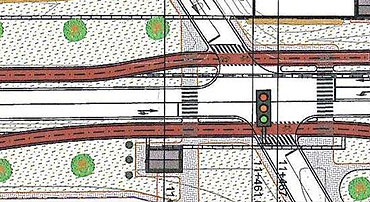 Monza viale Lombardia corsie reversibili
